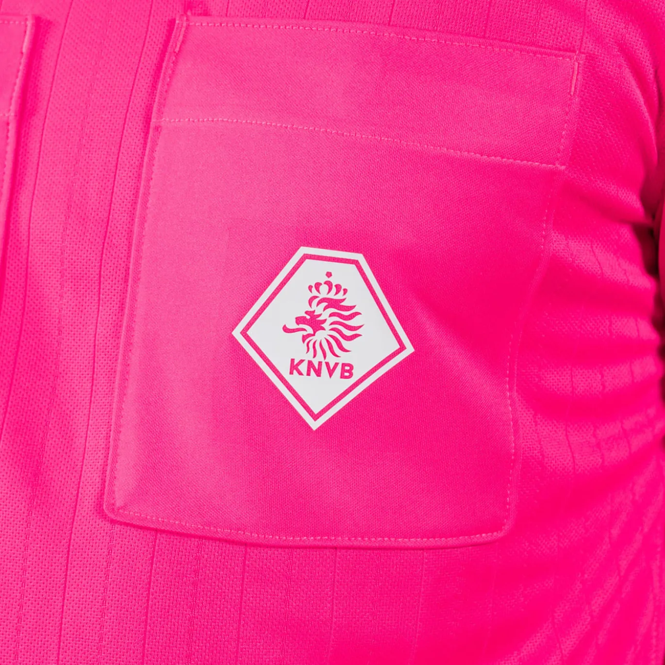 Nike KNVB Scheidsrechtersshirt 2024-2026 Roze Zwart