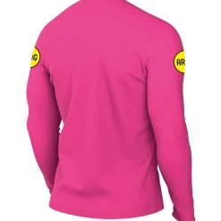 Nike KNVB Scheidsrechtersshirt Lange Mouwen 2024-2026 Roze Zwart
