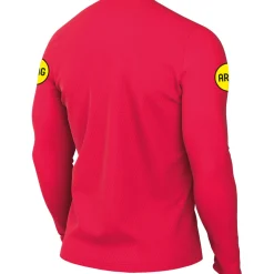 Nike KNVB Scheidsrechtersshirt Lange Mouwen 2024-2026 Felrood Zwart