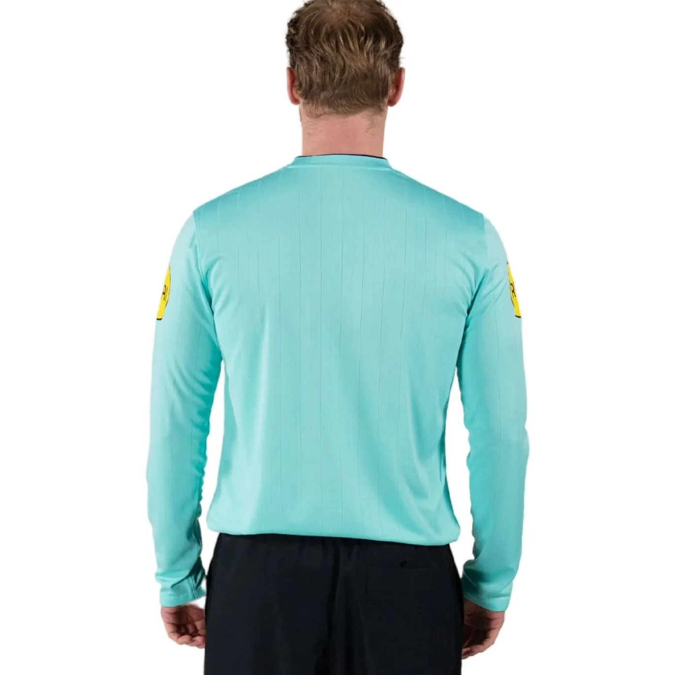 Nike KNVB Scheidsrechtersshirt Lange Mouwen 2024-2026 Turquoise Zwart