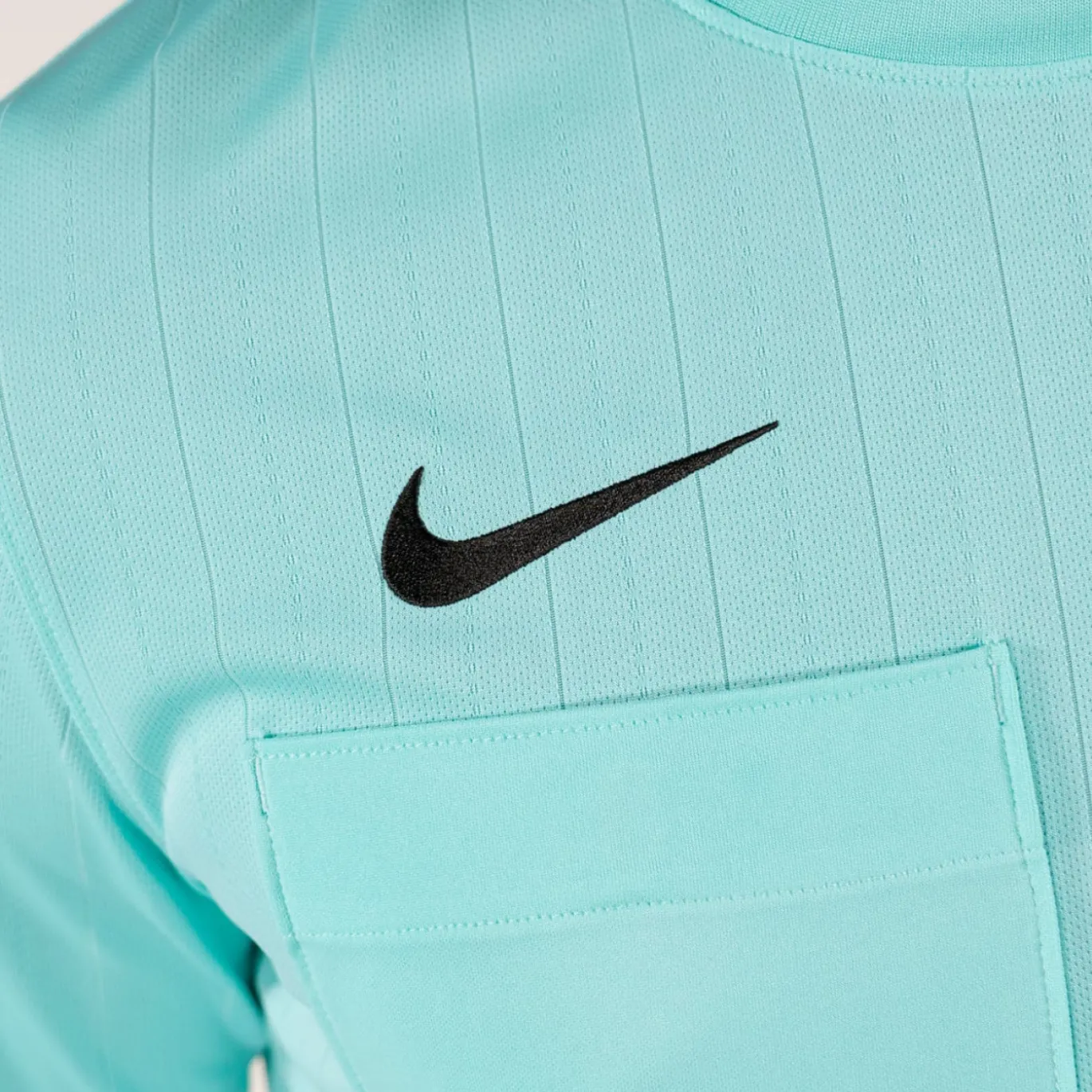 Nike KNVB Scheidsrechtersshirt Lange Mouwen 2024-2026 Turquoise Zwart