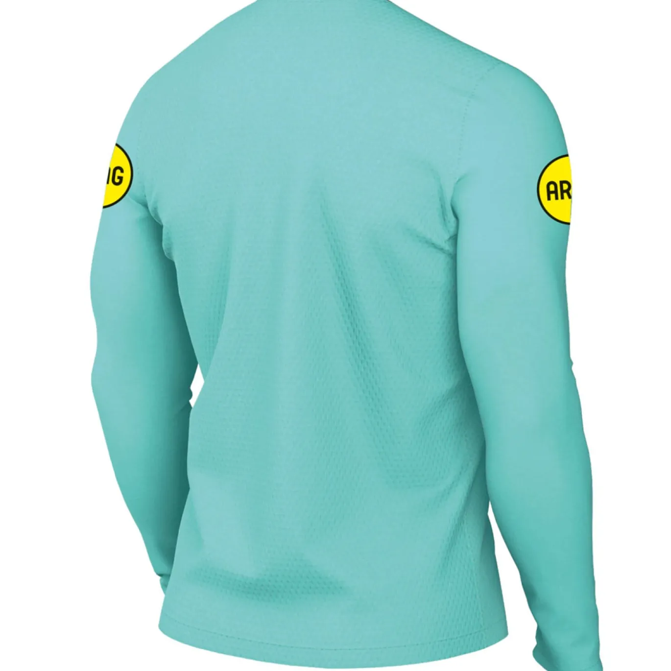 Nike KNVB Scheidsrechtersshirt Lange Mouwen 2024-2026 Turquoise Zwart