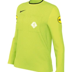Nike KNVB Scheidsrechtersshirt 2024-2026 Lange Mouwen Dames Neongeel