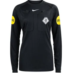 Nike KNVB Scheidsrechtersshirt 2026-2028 Lange Mouwen Dames Zwart Wit