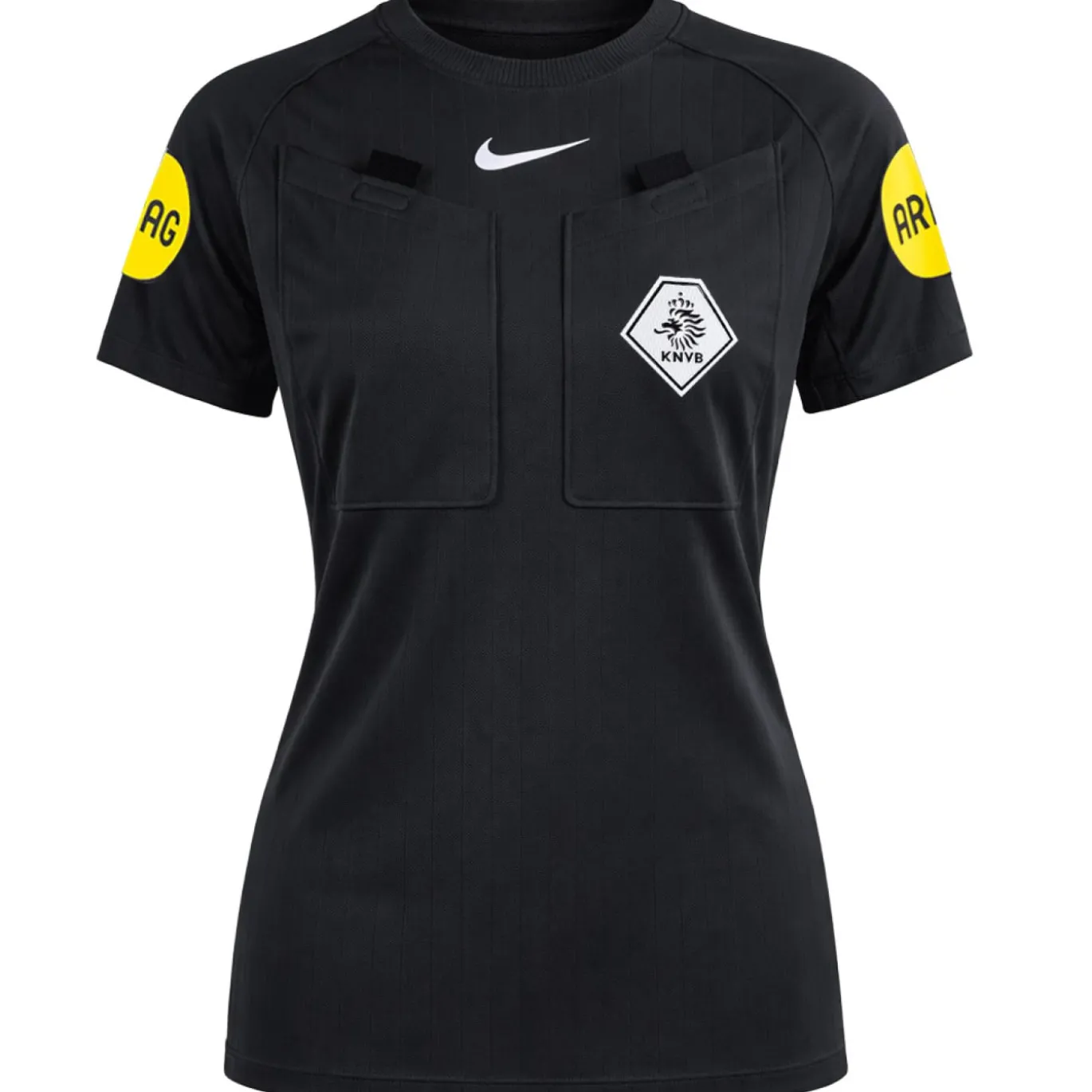 Nike KNVB Scheidsrechtersshirt 2026-2028 Dames Zwart Wit