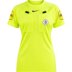 Nike KNVB Scheidsrechtersshirt 2026-2028 Dames Neongeel Zwart