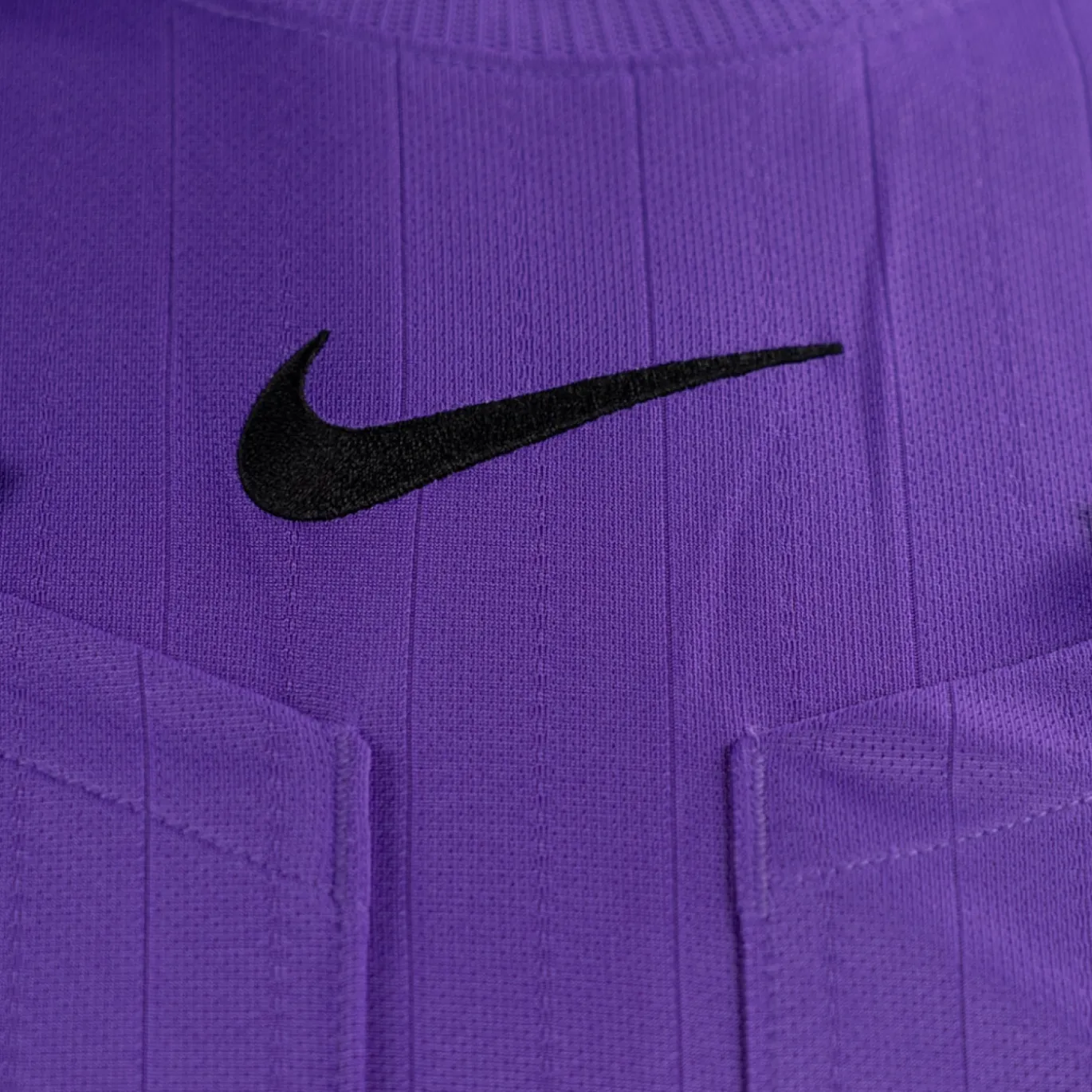 Nike KNVB Scheidsrechtersshirt 2026-2028 Lange Mouwen Paars Zwart