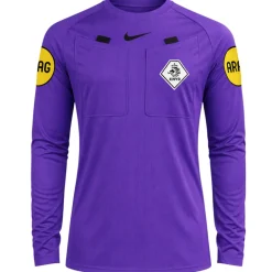 Nike KNVB Scheidsrechtersshirt 2026-2028 Lange Mouwen Paars Zwart