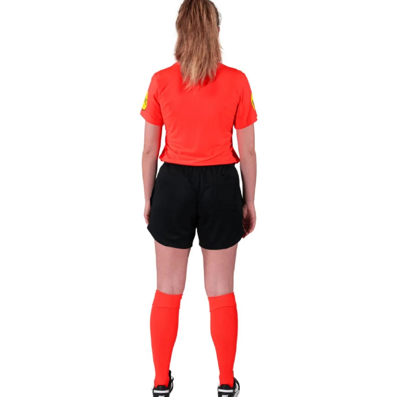 Nike KNVB Scheidsrechterstenue 2024-2026 Dames Felrood Zwart