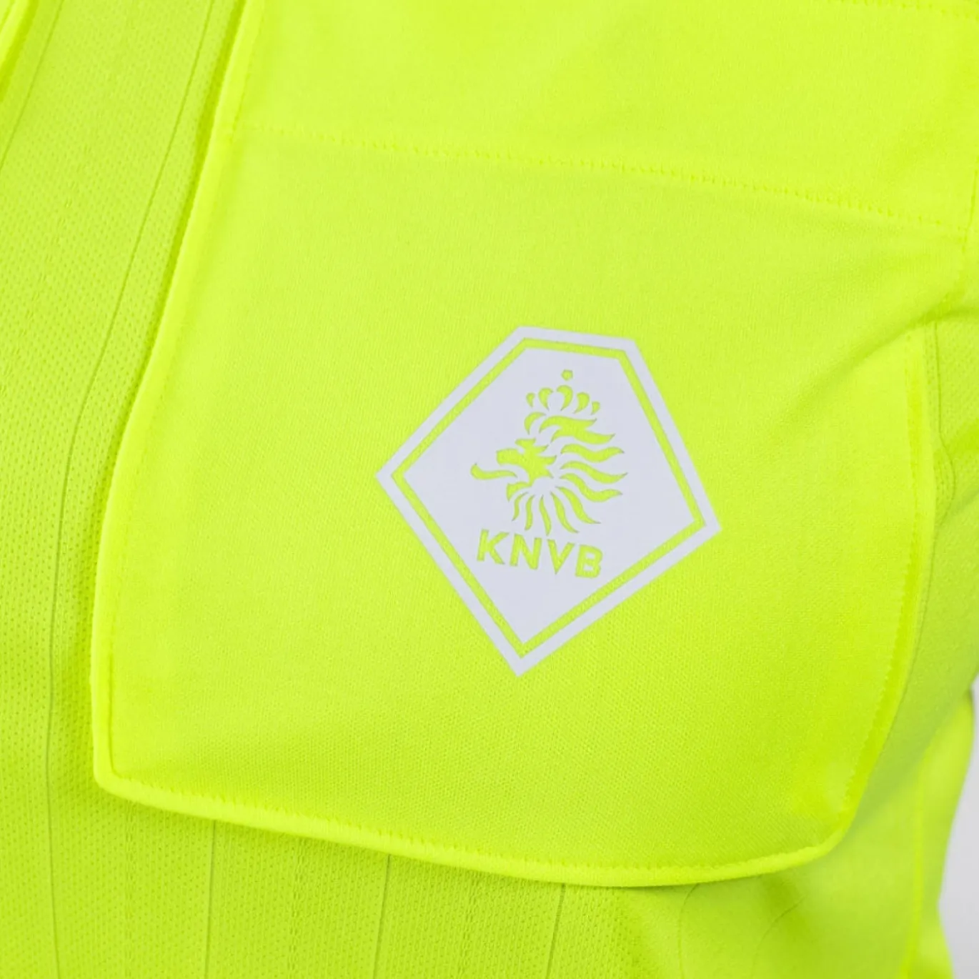 Nike KNVB Scheidsrechterstenue Lange Mouwen 2024-2026 Dames Neongeel Zwart