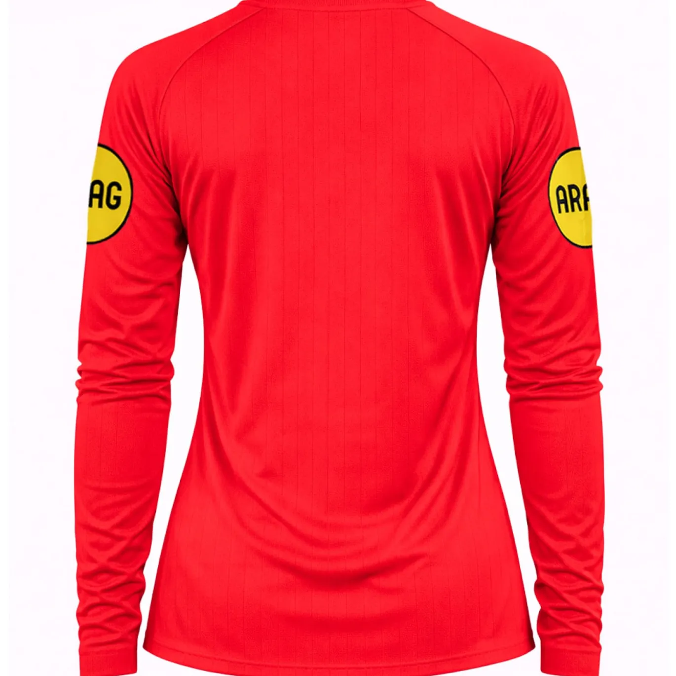 Nike KNVB Scheidsrechterstenue 2026-2028 Lange Mouwen Dames Felrood Zwart