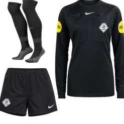 Nike KNVB Scheidsrechterstenue 2026-2028 Lange Mouwen Dames Zwart Wit