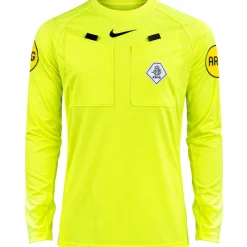 Nike KNVB Scheidsrechterstenue 2026-2028 Lange Mouwen Neon Geel Zwart