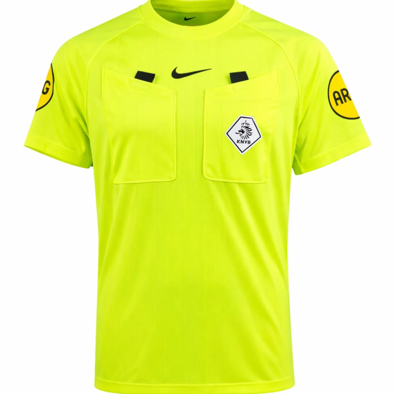 Nike KNVB Scheidsrechterstenue 2026-2028 Neon Geel Zwart