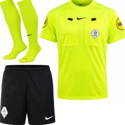 Nike KNVB Scheidsrechterstenue 2026-2028 Neon Geel Zwart