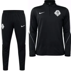 Nike KNVB Scheidsrechters Trainingspak 1/4-Zip 2026-2028 Zwart Wit
