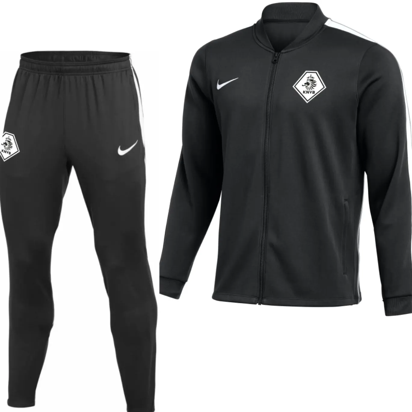 Nike KNVB Scheidsrechters Trainingspak 2026-2028 Zwart Wit