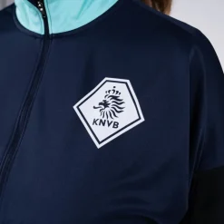 Nike KNVB Scheidsrechters Trainingsjack 2024-2026 Dames Donkerblauw Turquoise