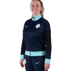 Nike KNVB Scheidsrechters Trainingsjack 2024-2026 Dames Donkerblauw Turquoise