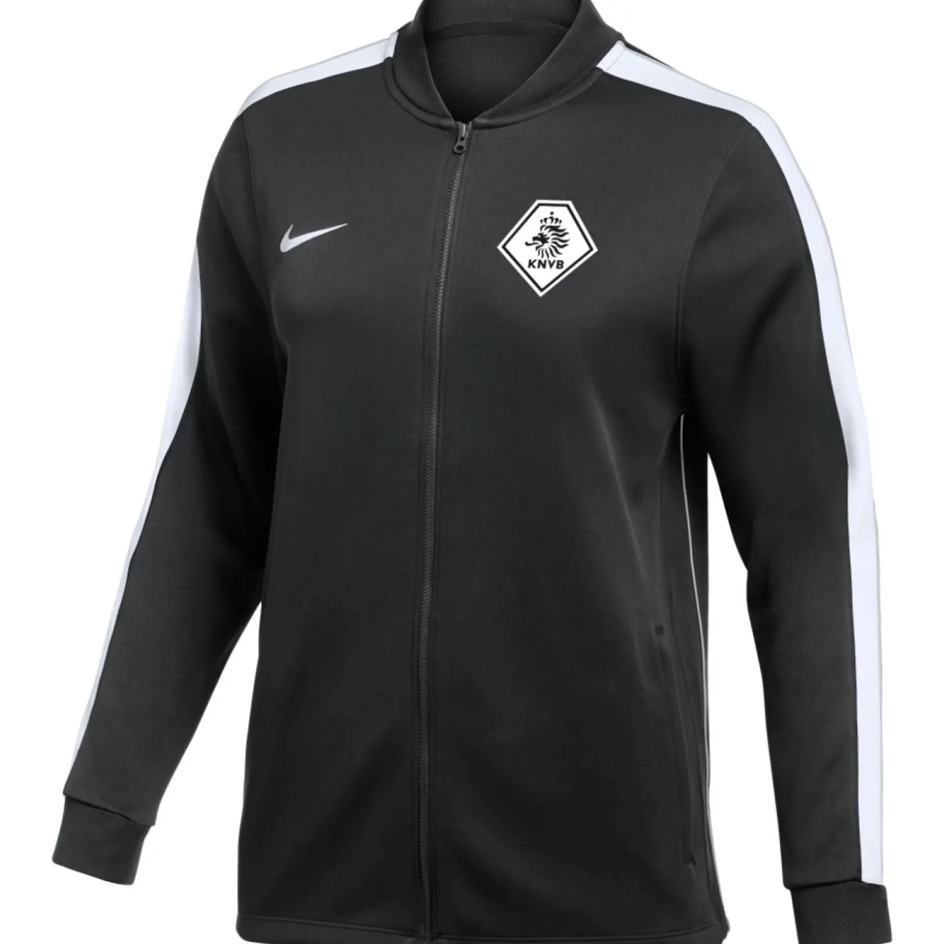 Nike KNVB Scheidsrechters Trainingsjack 2026-2028 Dames Zwart Wit
