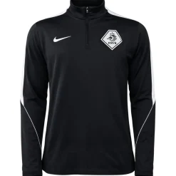 Nike KNVB Scheidsrechters Trainingstrui 1/4-Zip 2026-2028 Zwart Wit