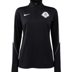 Nike KNVB Scheidsrechters Trainingstrui 1/4-Zip 2026-2028 Dames Zwart Wit