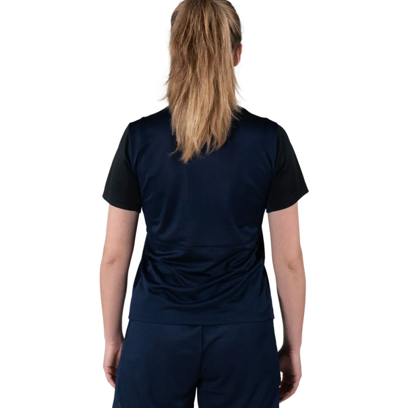 Nike KNVB Scheidsrechters Trainingsshirt 2024-2026 Dames Donkerblauw Turquoise