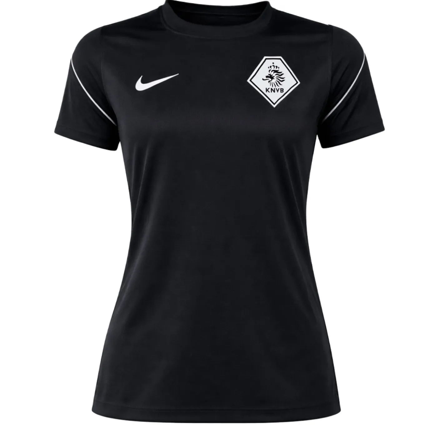 Nike KNVB Scheidsrechters Trainingsshirt 2026-2028 Dames Zwart Wit