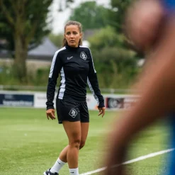 Nike KNVB Staff Trainingsbroekje Dames Zwart Wit