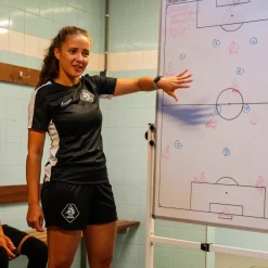 Nike KNVB Staff Trainingsbroekje Dames Zwart Wit