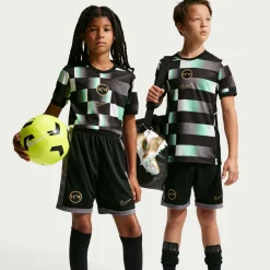 Nike Kylian Mbappé Academy 25 Trainingsbroekje Kids Zwart Grijs Goud
