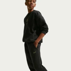 Nike Kylian Mbappé Club Fleece Joggingbroek Kids Zwart Goud