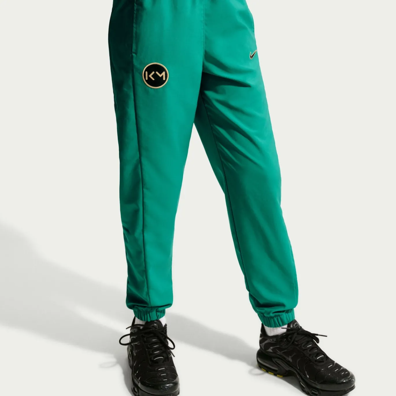 Nike Kylian Mbappé Woven Trainingspak Kids Groenblauw Mintgroen Goud