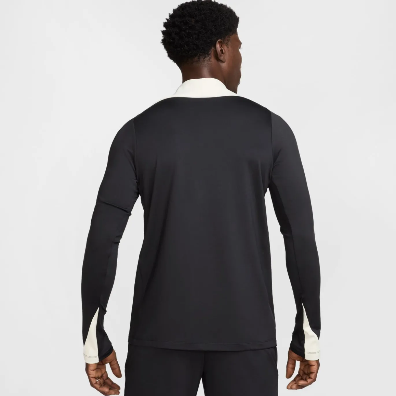 Nike Liverpool Strike Trainingspak 1/4-Zip 2024-2025 Zwart Rood Gebroken Wit