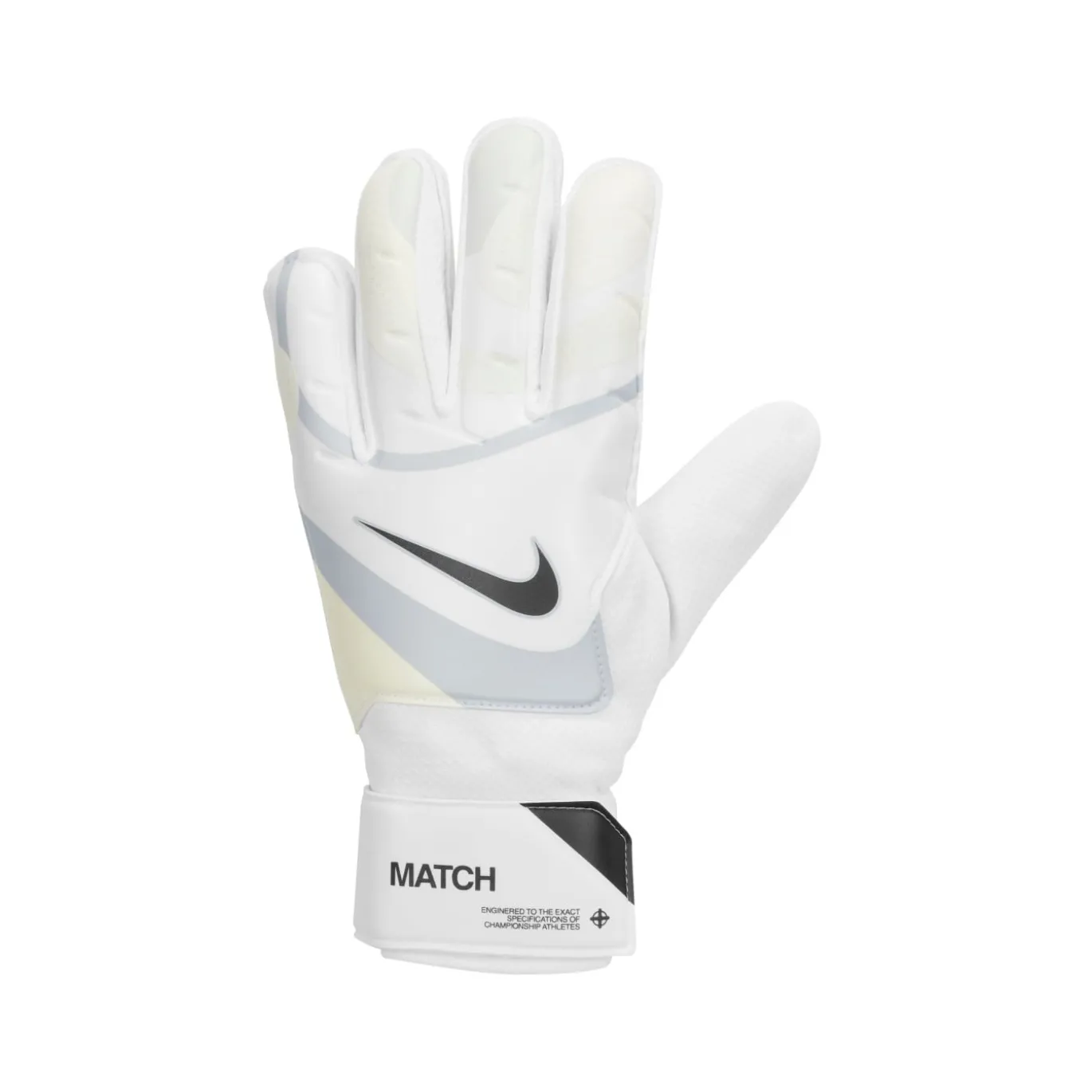Nike Match Keepershandschoenen Wit Grijs Zwart