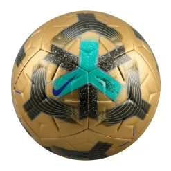 Nike MbappƩ Academy Voetbal Maat 5 Metallic Goud Groen Blauw Zwart