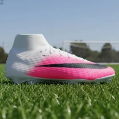 Nike Mercurial Superfly 11 Academy Gras / Kunstgras Voetbalschoenen (MG) Felroze Wit Zwart