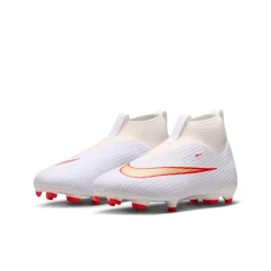 Nike Mercurial Superfly 11 Academy Gras / Kunstgras Voetbalschoenen (MG) Kids Wit Felrood Goud