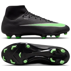 Nike Mercurial Superfly 11 Academy Gras / Kunstgras Voetbalschoenen (MG) Zwart Felgroen Zilvergrijs
