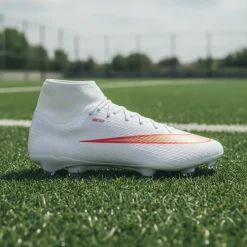 Nike Mercurial Superfly 11 Academy Gras / Kunstgras Voetbalschoenen (MG) Wit Felrood Goud