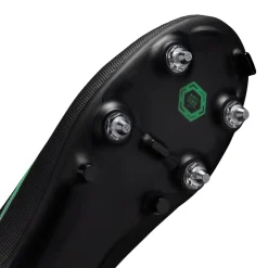 Nike Mercurial Superfly 11 Academy IJzeren-Nop Voetbalschoenen (SG) Anti-Clog Zwart Felgroen Zilvergrijs