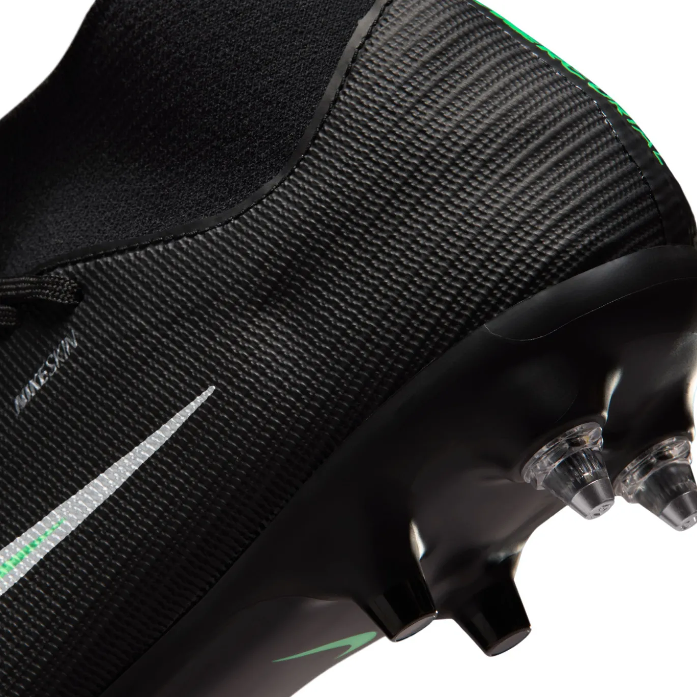 Nike Mercurial Superfly 11 Academy IJzeren-Nop Voetbalschoenen (SG) Anti-Clog Zwart Felgroen Zilvergrijs