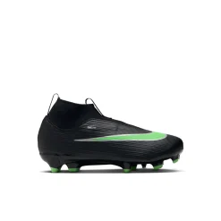 Nike Mercurial Superfly 11 Academy Gras / Kunstgras Voetbalschoenen (MG) Peuters/Kleuters Zwart Felgroen Zilvergrijs