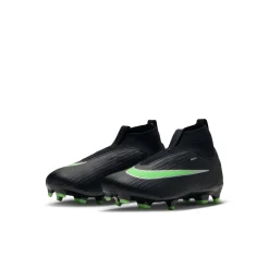 Nike Mercurial Superfly 11 Academy Gras / Kunstgras Voetbalschoenen (MG) Peuters/Kleuters Zwart Felgroen Zilvergrijs