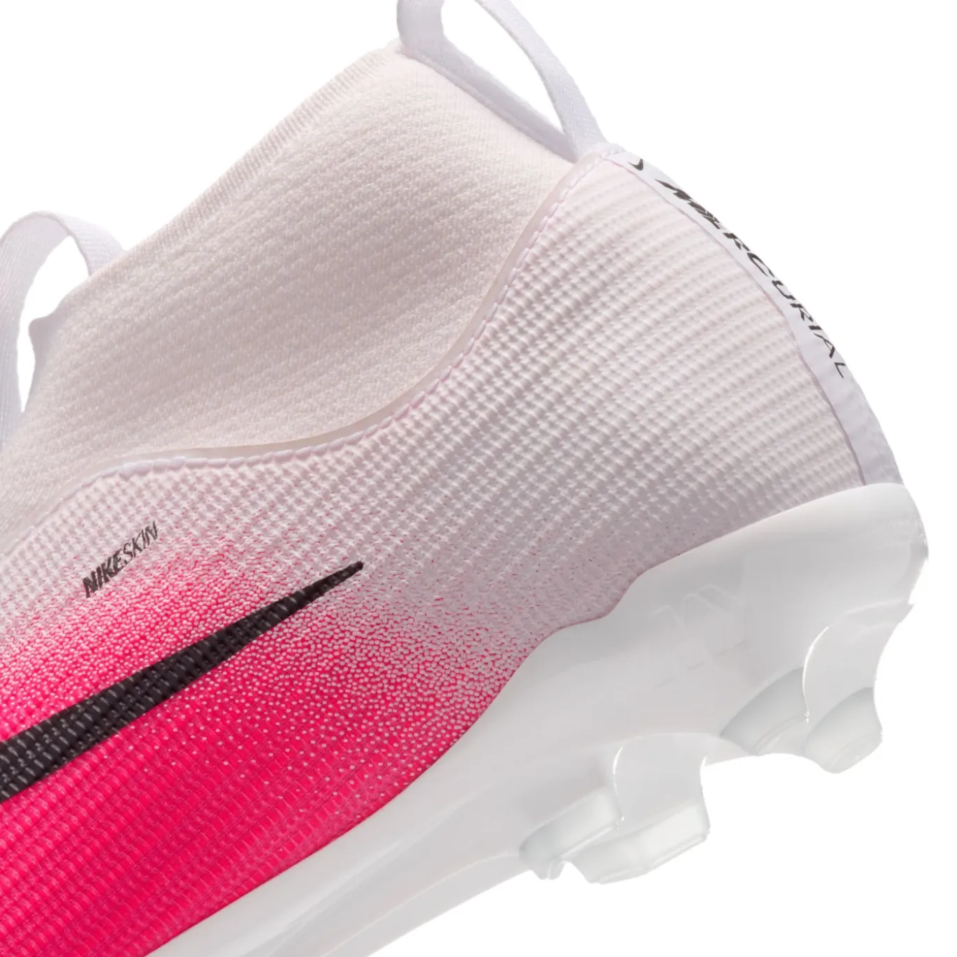 Nike Mercurial Superfly 11 Academy Gras / Kunstgras Voetbalschoenen (MG) Kids Felroze Wit Zwart