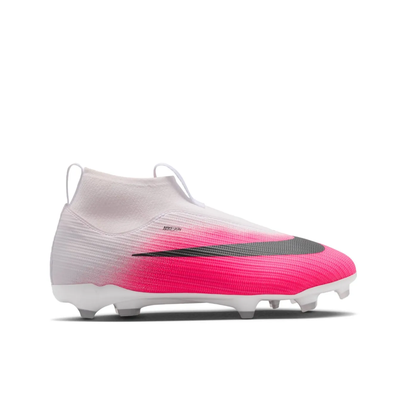 Nike Mercurial Superfly 11 Academy Gras / Kunstgras Voetbalschoenen (MG) Kids Felroze Wit Zwart