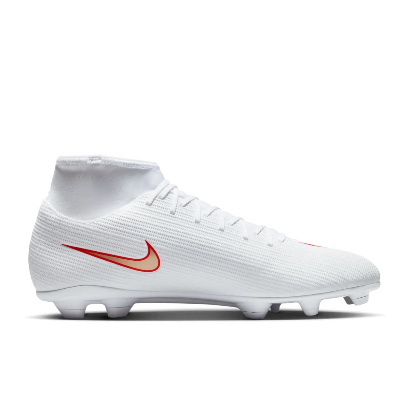 Nike Mercurial Superfly 11 Club Gras / Kunstgras Voetbalschoenen (MG) Wit Felrood Goud