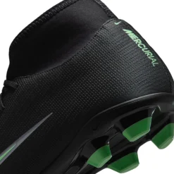 Nike Mercurial Superfly 11 Club Gras / Kunstgras Voetbalschoenen (MG) Zwart Felgroen Zilvergrijs