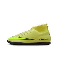 Nike Mercurial Superfly 10 Club Zaalvoetbalschoenen (IN) Kids Geel Neongeel Oranje