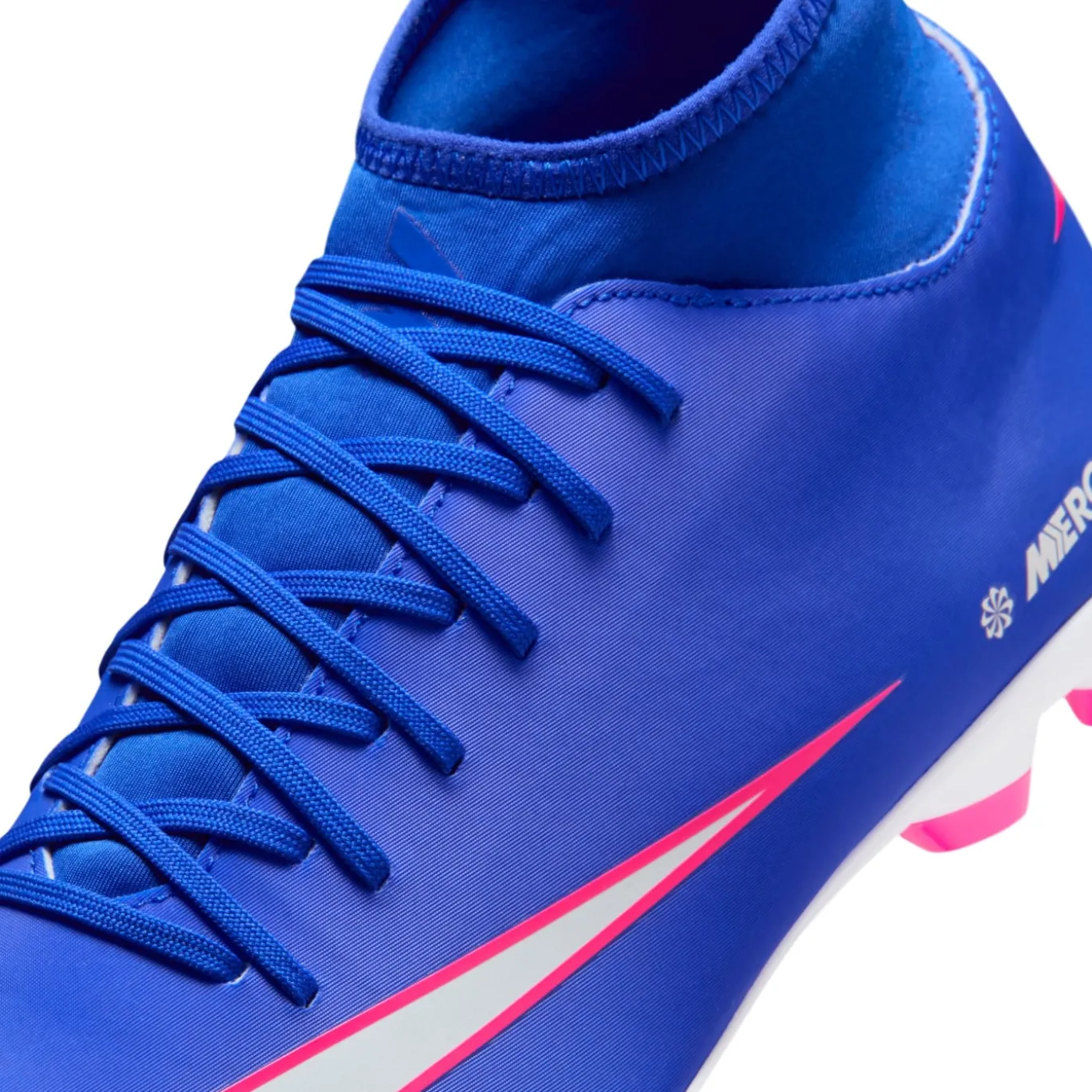 Nike Mercurial Superfly 10 Club Gras / Kunstgras Voetbalschoenen (MG) Blauw Wit Felroze